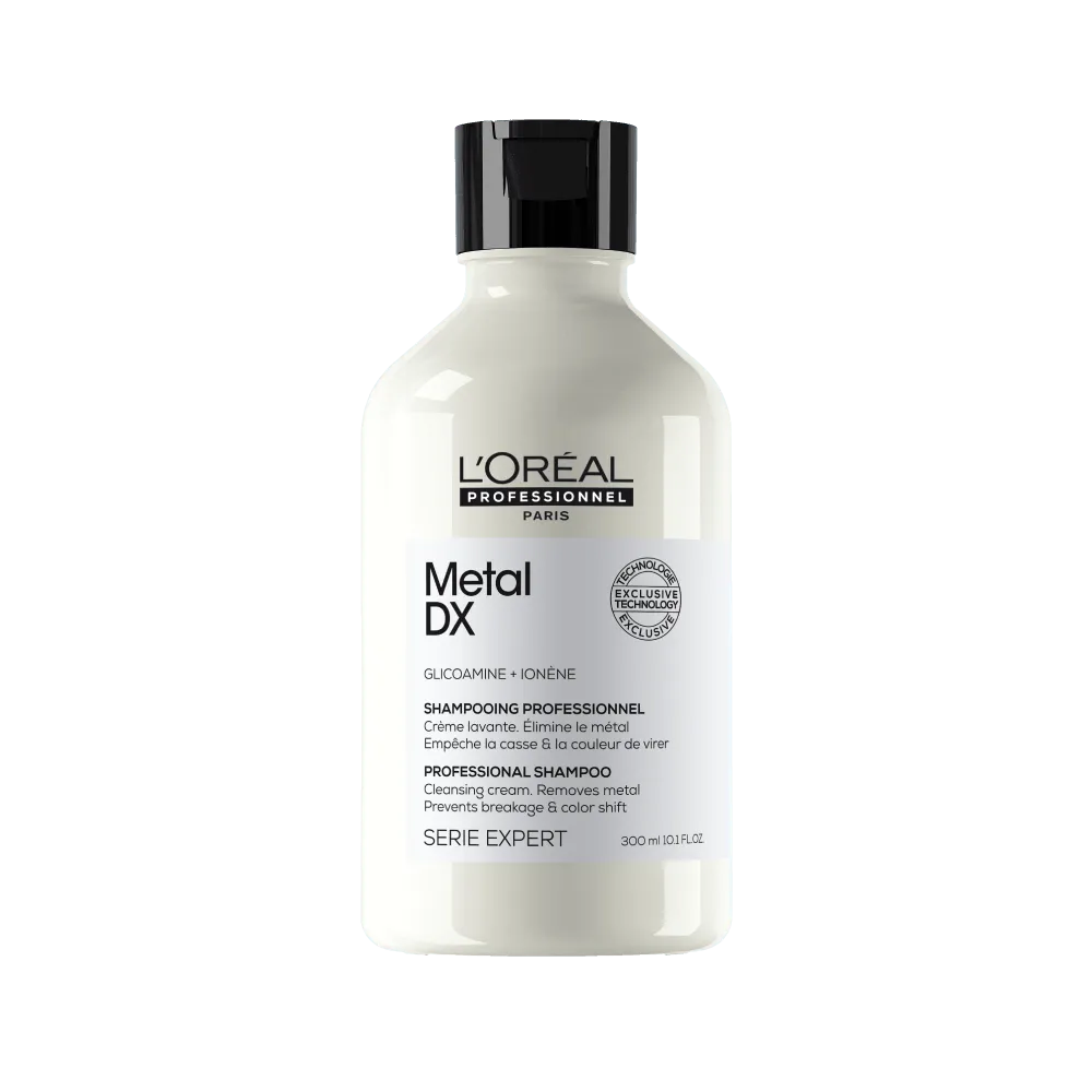 Metal DX Shampoo von L’Oréal Professionnel, das Anti-Metall-Reinigungsshampoo der Serie Metal Detox.