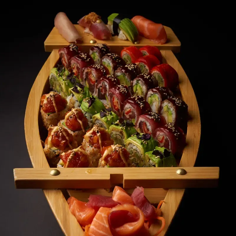 Sushi selection for a special evening